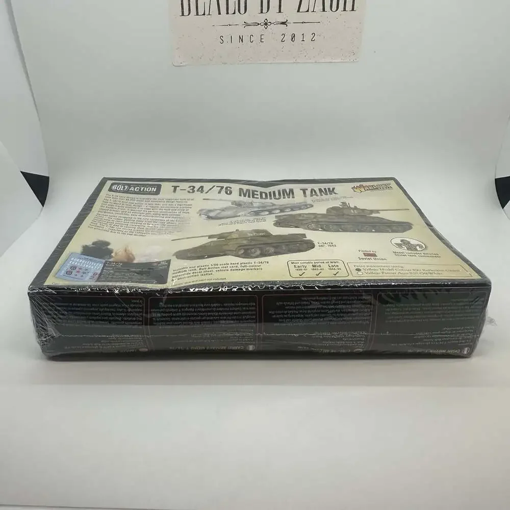 Bolt Action T-34/76 Medium Tank Plastic Miniatures Warlord Games - New/Sealed!